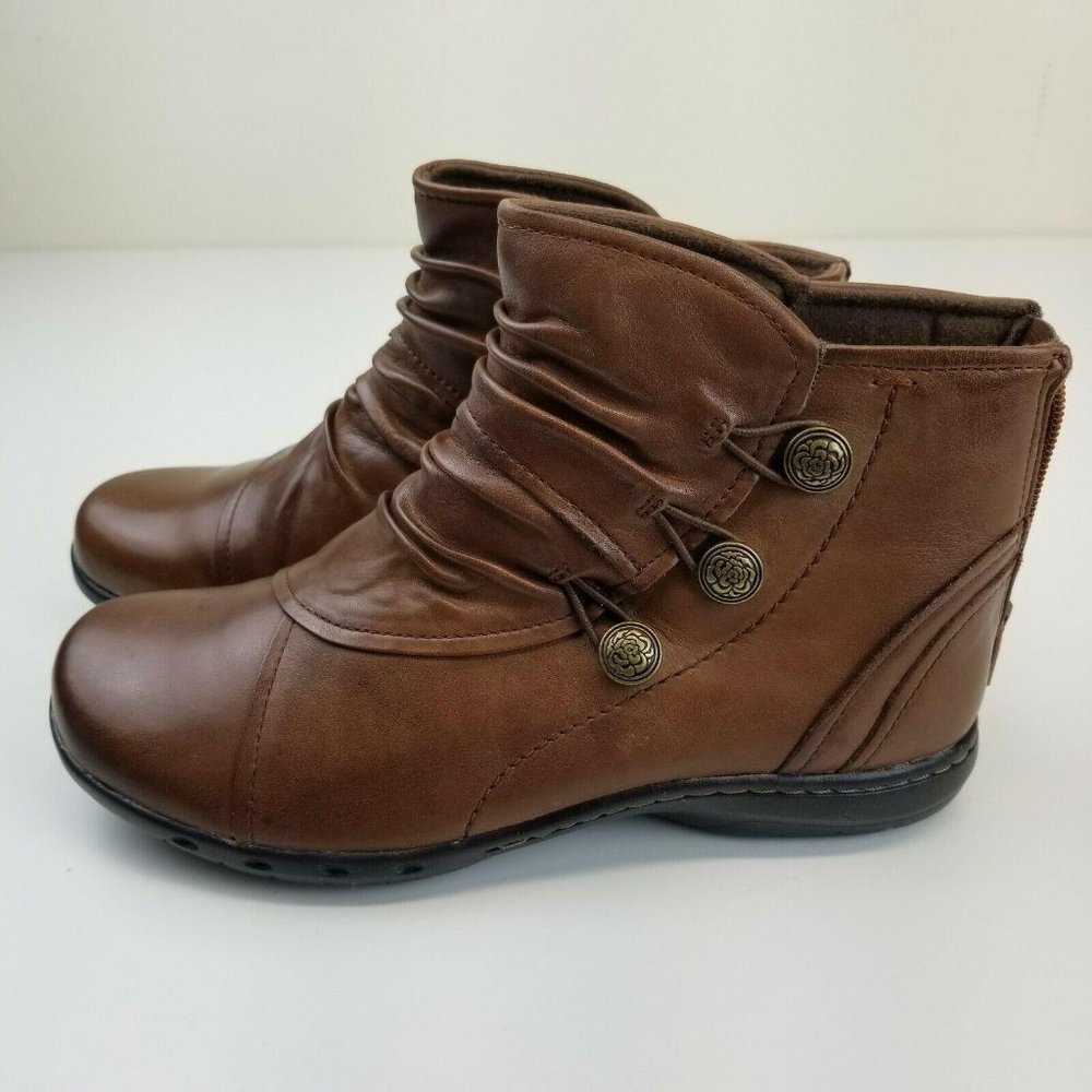 Womens 6.5 XW Shoes Rockport  Booties Shoes Brown